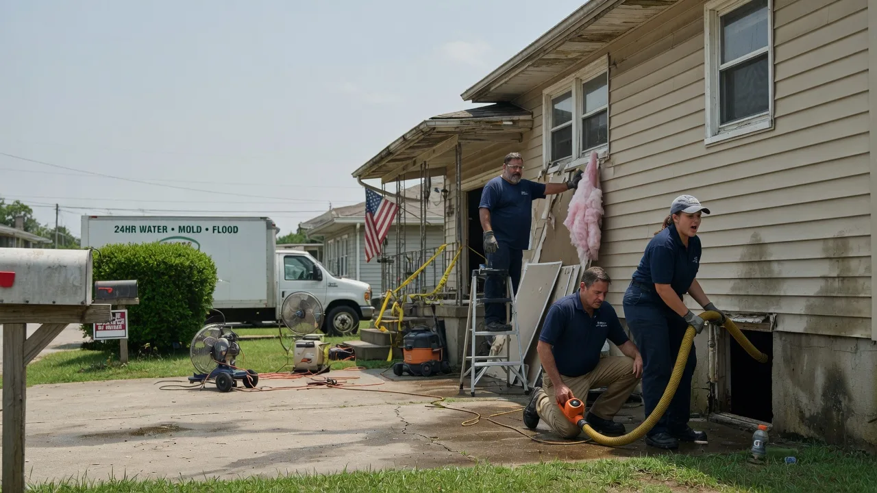 Water Damage Repair in Worthville, PA near me